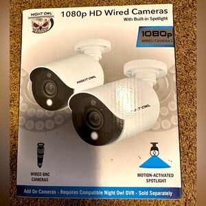 Night Owl 1080p HD Wired Cameras with built in Spotlight